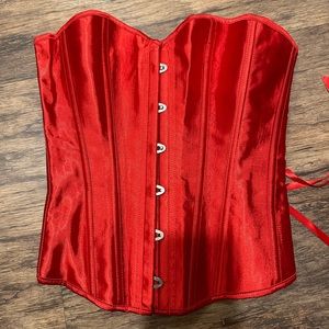 Silky over bust corset